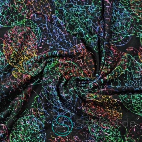 Baumwolljersey Bunte Seifenblasen